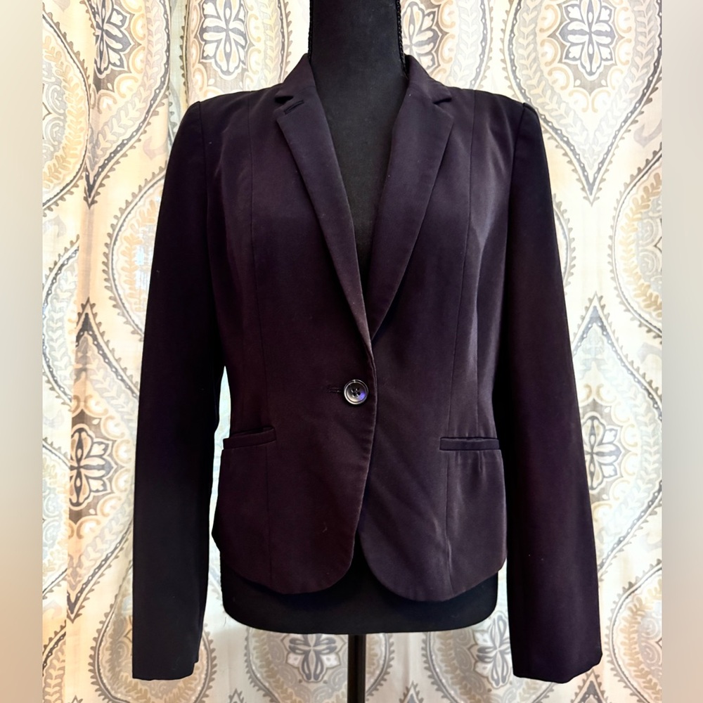 Worthington Black Blazer with Single Button